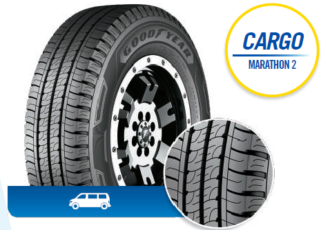 Llanta GOODYEAR CARGO MARATHON 2 215/70R14 en autollantas.com.co