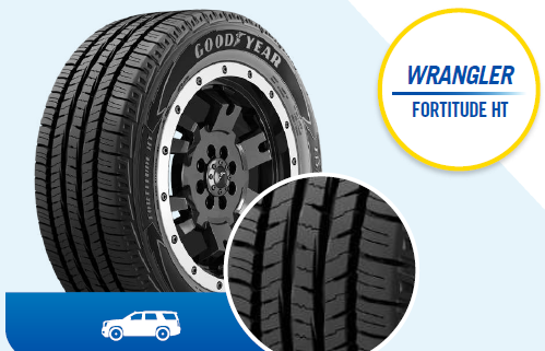 Llanta WRANGLER FORTITUDE de GOODYEAR en autollantas.com.co