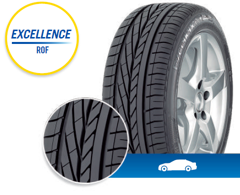 Llanta EXCELENCE ROF de GOODYEAR en autollantas.com.co