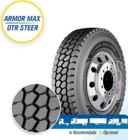 GOODYEAR ARMORMAX OTR STEER 12/EstándarR22,5