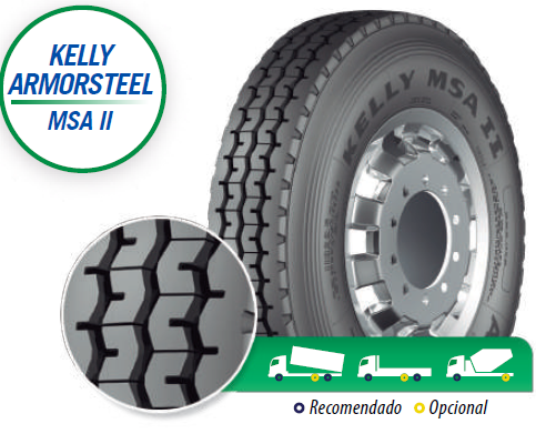 GOODYEAR ARMORSTEEL MSA II 295/80R22,5