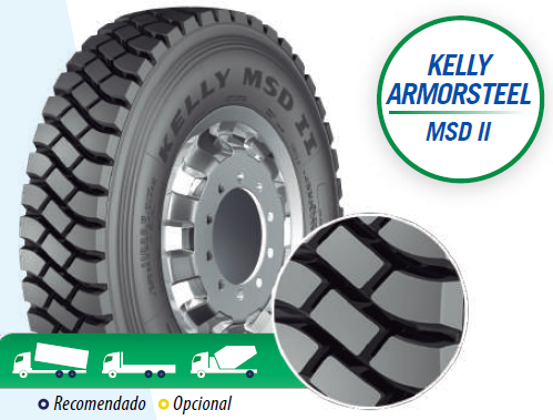 GOODYEAR ARMORSTEEL MSD II 12/EstándarR22,5