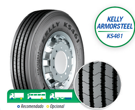 GOODYEAR KELLY ARMORSTEEL KS 461 295/80R22,5