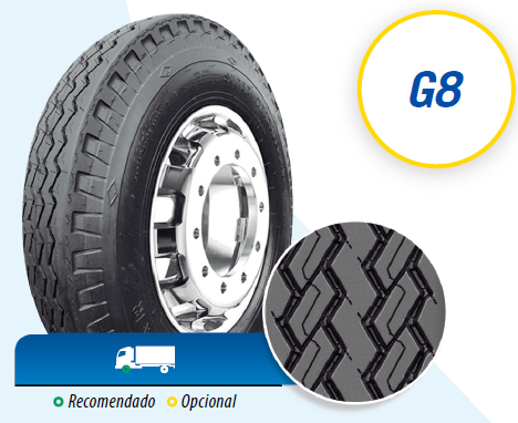 Llanta G8 de GOODYEAR en autollantas.com.co