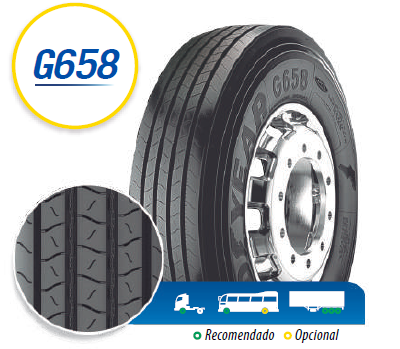 GOODYEAR G658 12/EstándarR22,5