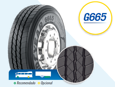 GOODYEAR G665 11/EstándarR22,5