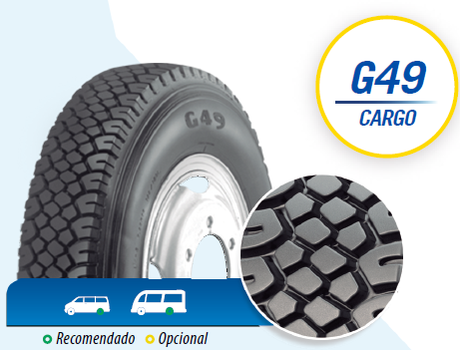 Llanta CARGO G49 de GOODYEAR en autollantas.com.co