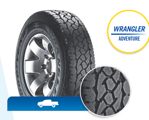 Llanta WRANGLER ADVENTURE de GOODYEAR en autollantas.com.co